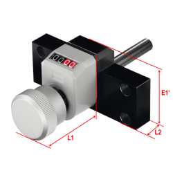 Vernier avec compteur vertical